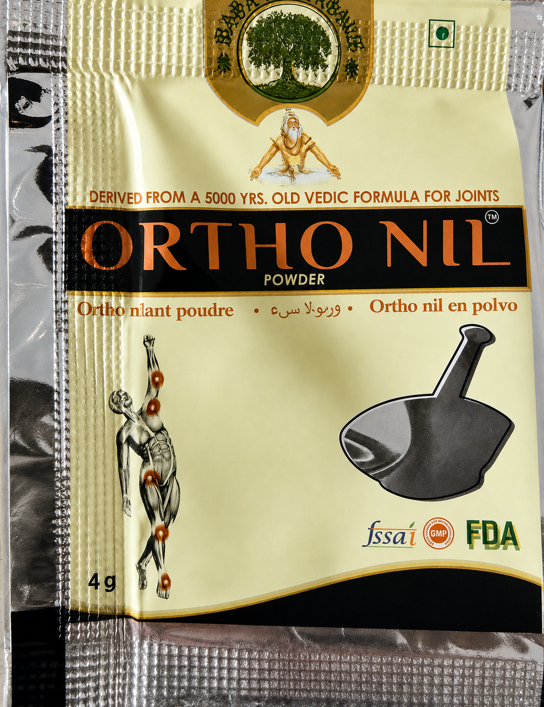 ORTHO NIL™ Ayurvedic Herbal Pain Relief and Wellness Formula